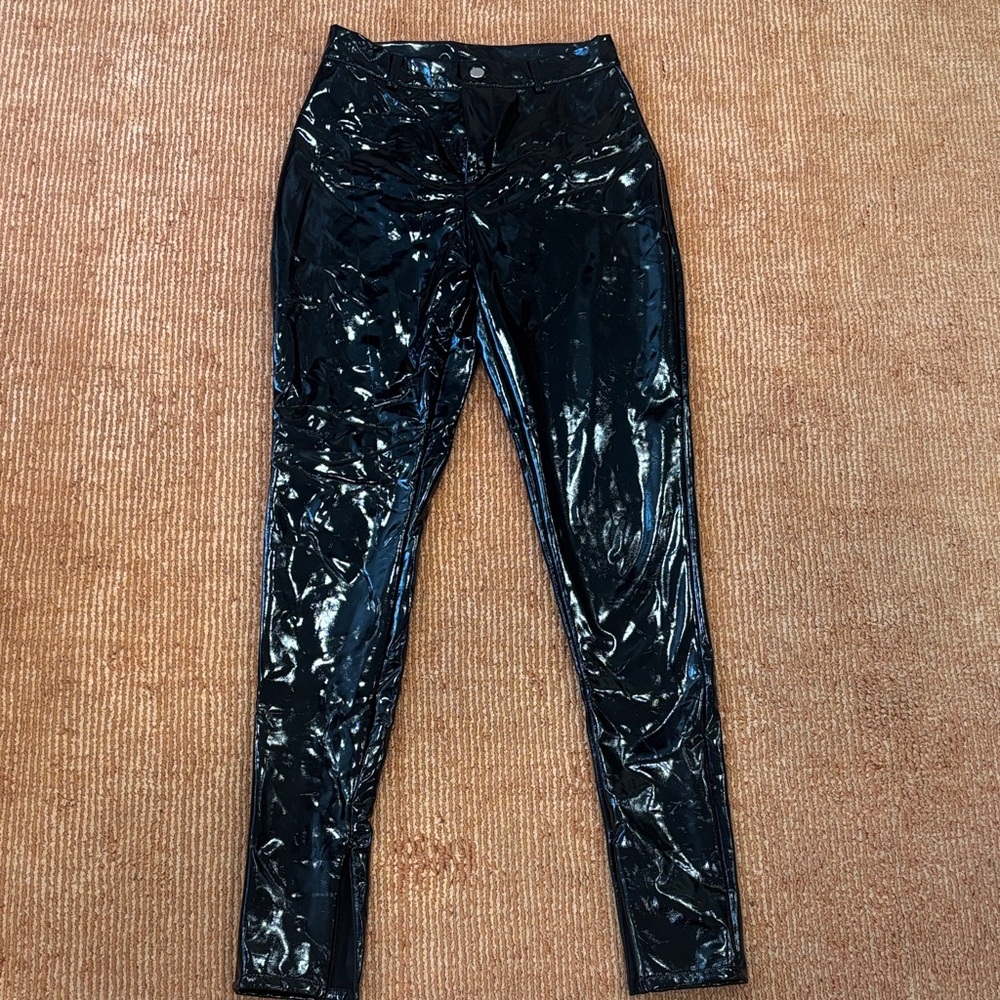 Fashionova Black AND Burgundy Vinyl Pants with soft interior (sweat proof) +more - Picture 10 of 16